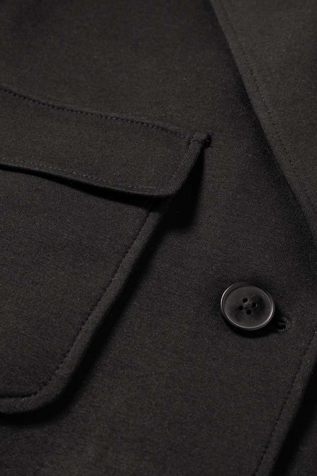 Femei - Blazer supradimensionat - negru