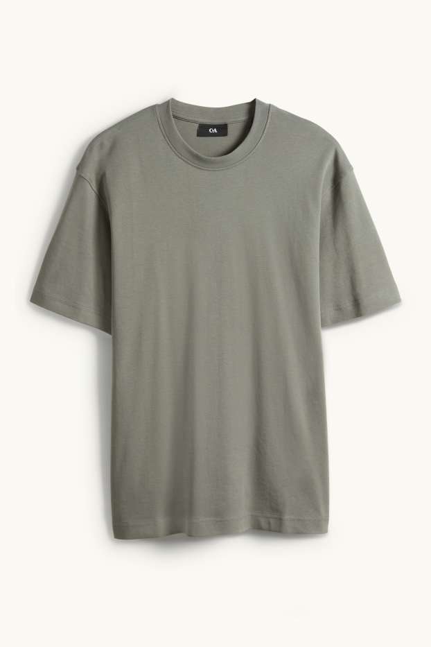 Hommes - T-shirt - relaxed fit - vert