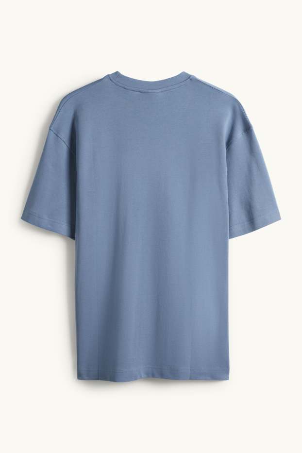 Herren - T-Shirt - Relaxed Fit - blau