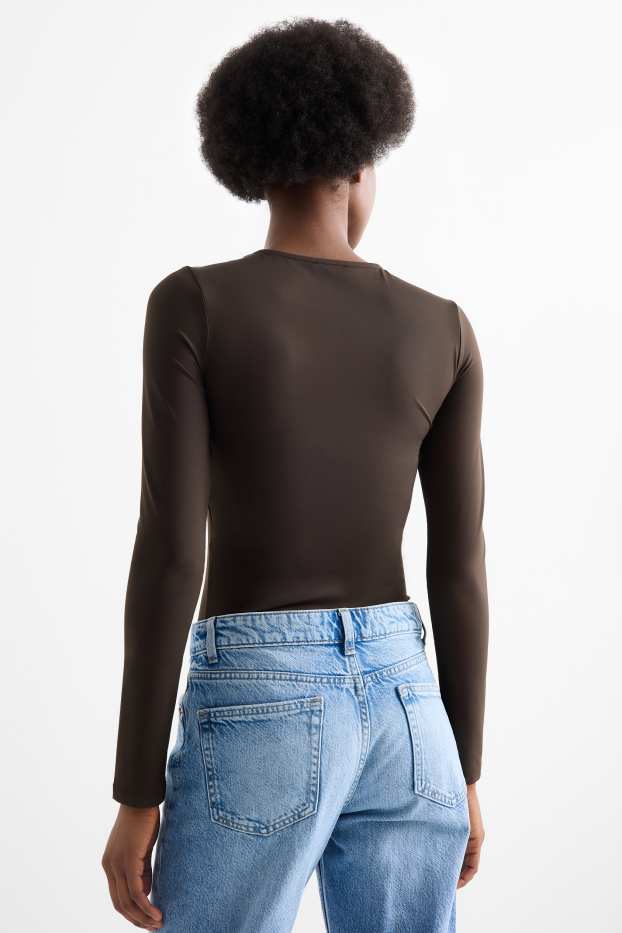 Damen - Body - dunkelbraun