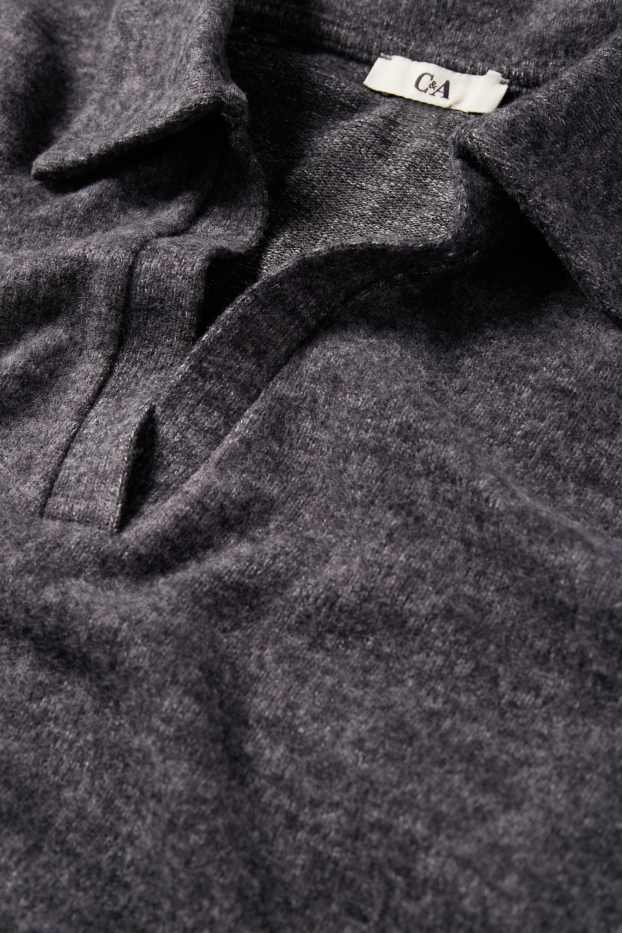 Damen - Pullover - dunkelgrau