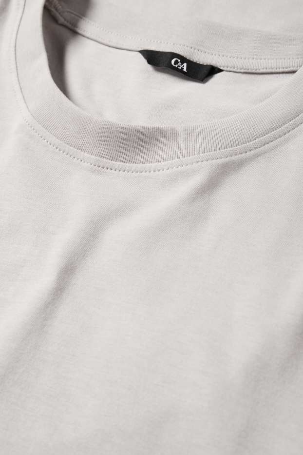 Herren - T-Shirt - Regular Fit - hellgrau