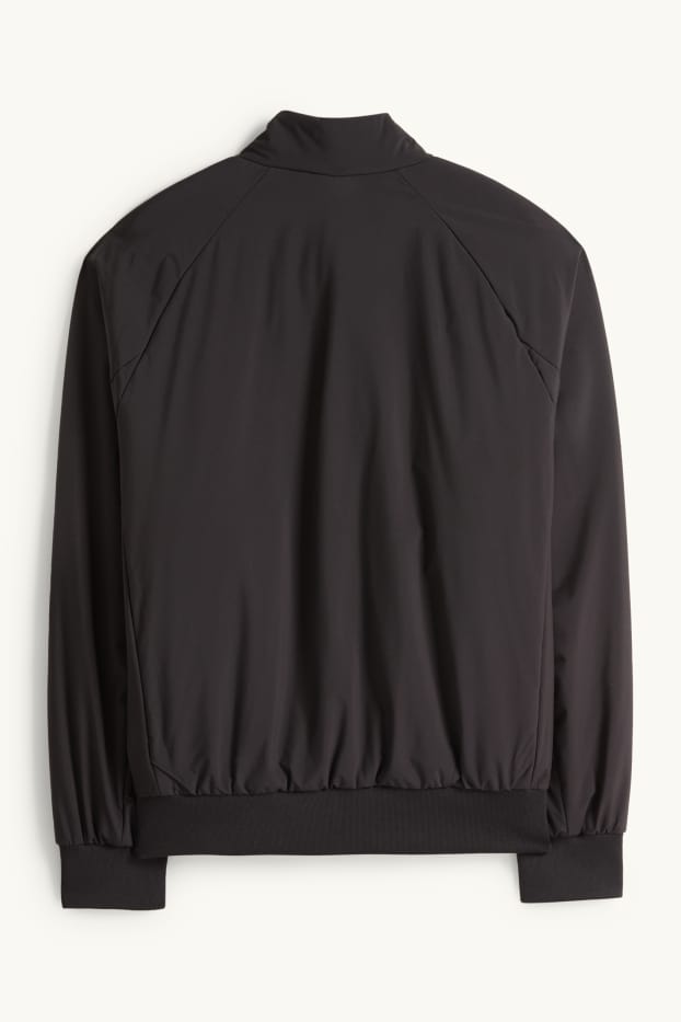 Bărbați - Jachetă matlasată - rezistentă la apă - negru