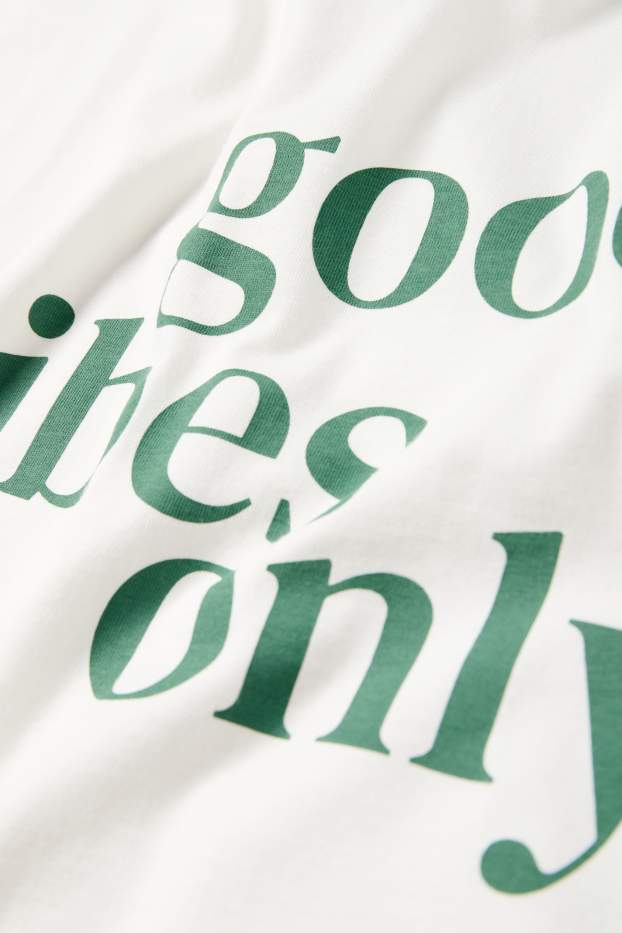 Donna - T-shirt - regular fit - bianco