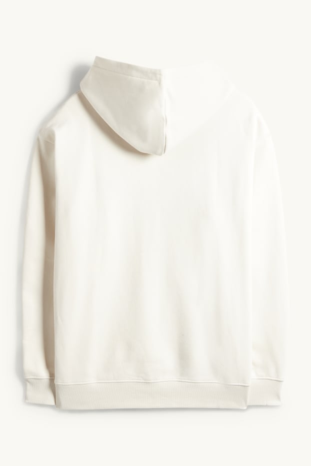 Herren - Oversized-Hoodie - hellbeige