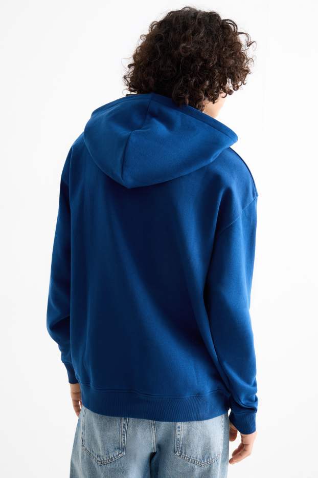 Herren - Oversized-Hoodie - dunkelblau