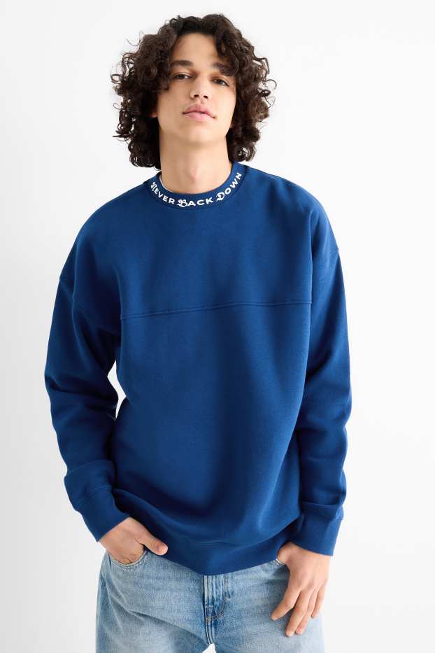 Pánské - Mikina - tmavomodrá