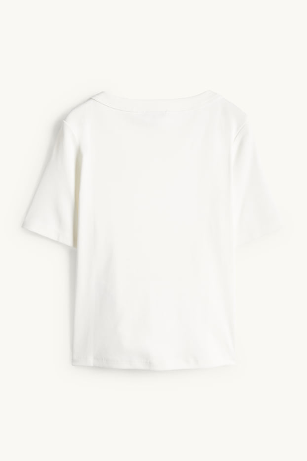 Femei - Tricou - regular fit - alb