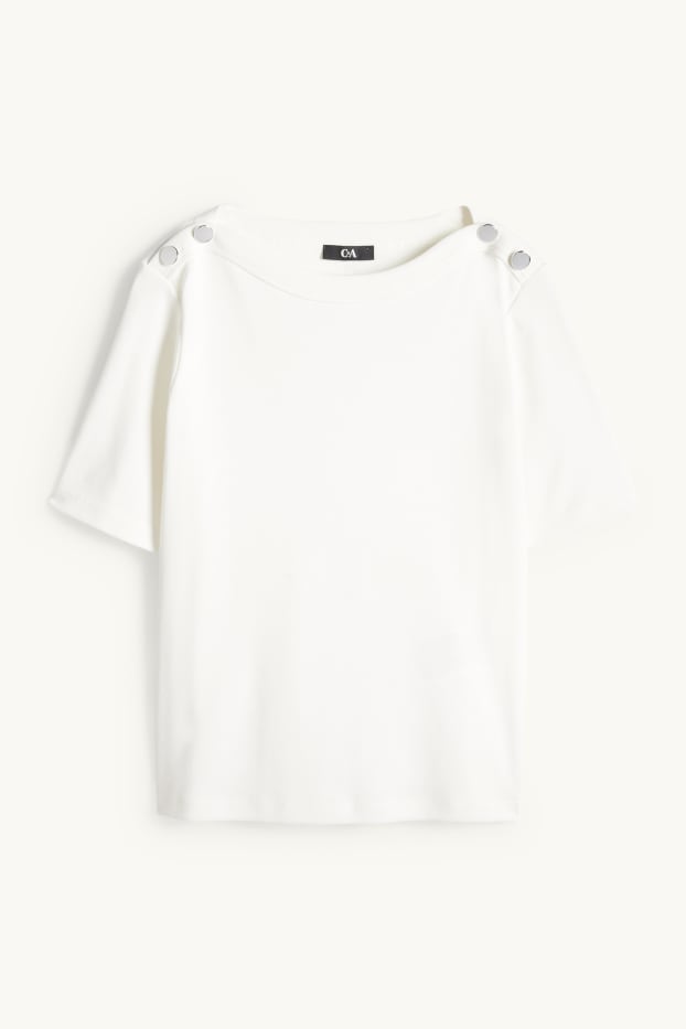 Femei - Tricou - regular fit - alb