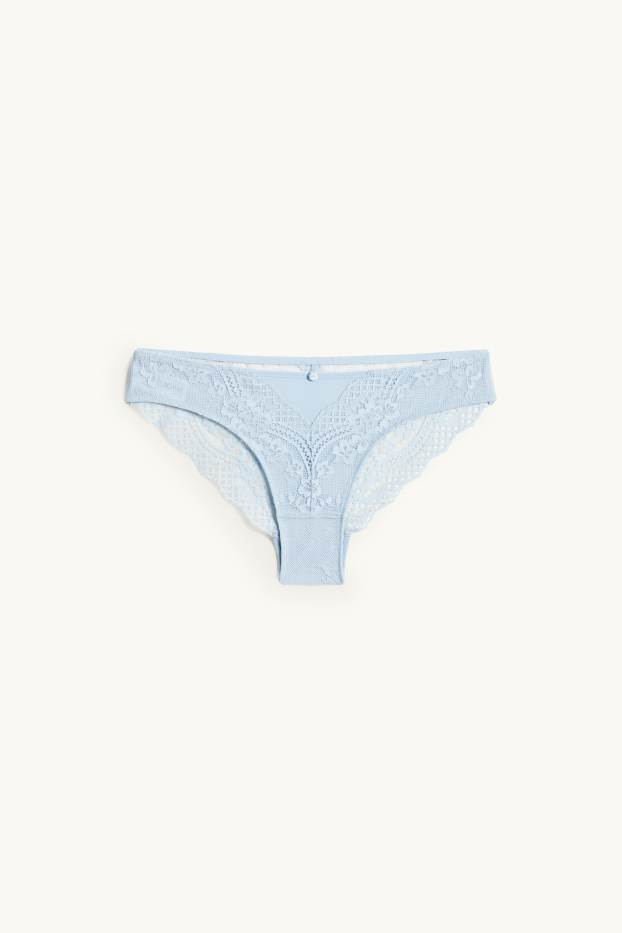 Damen - Brazilian Slip - hellblau