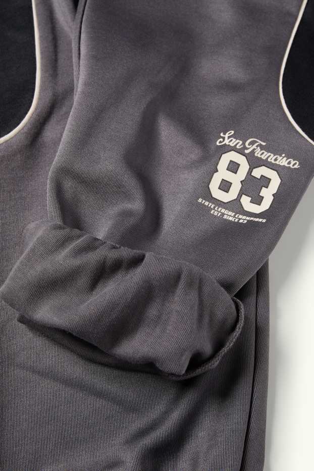 Kinder Jungen - San Francisco - Jogginghose - schwarz / dunkelgrau