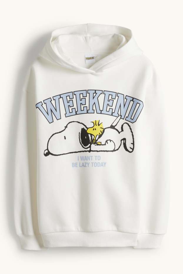 Children Girls - Peanuts - hoodie - white