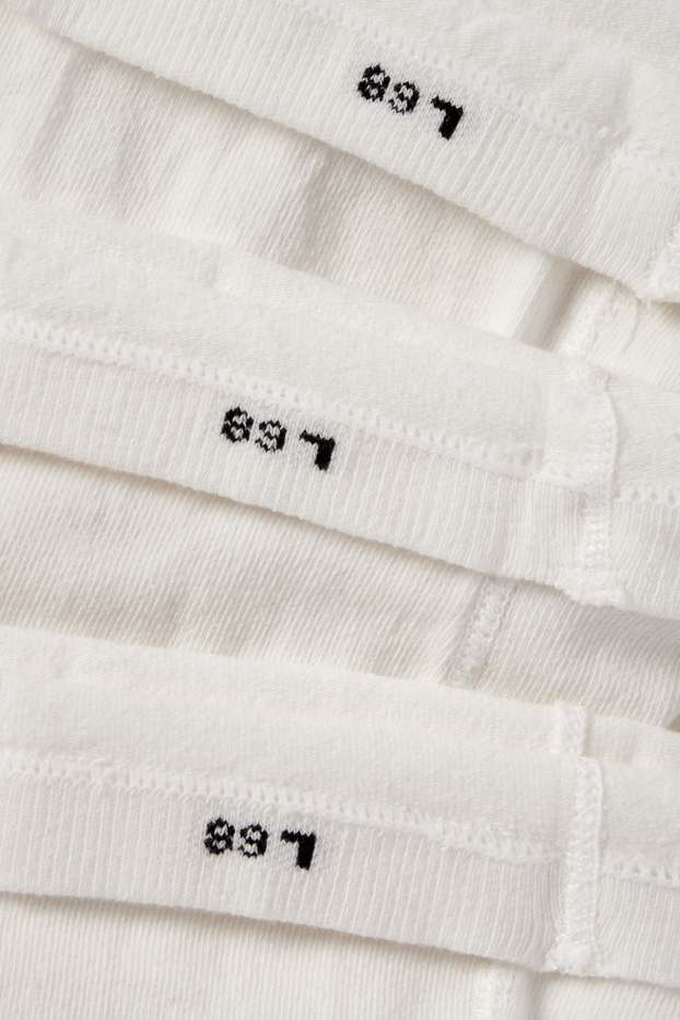 Nadó nena - Paquet de 3 - leotards per a nadó - texturats - blanc