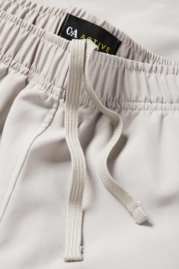 Heren - Sportshort - lichtgrijs