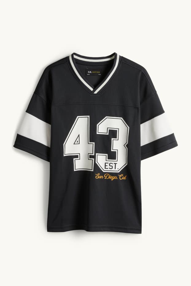 Copii - Băieți - San Diego - tricou funcțional cu mânecă scurtă - negru