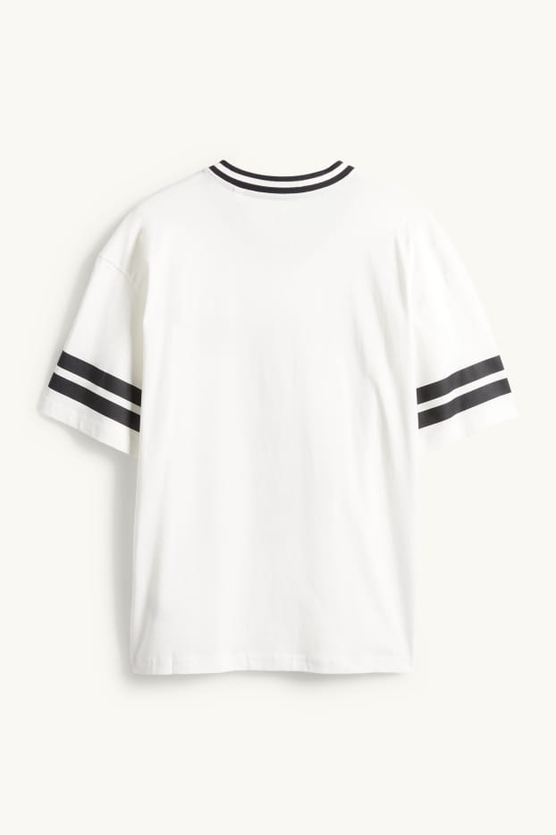 Enfants garçons - Football - T-shirt - blanc crème