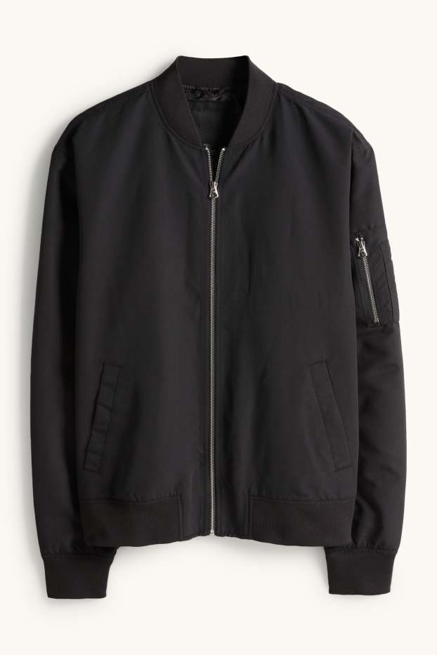 Uomo - Giacca bomber - nero