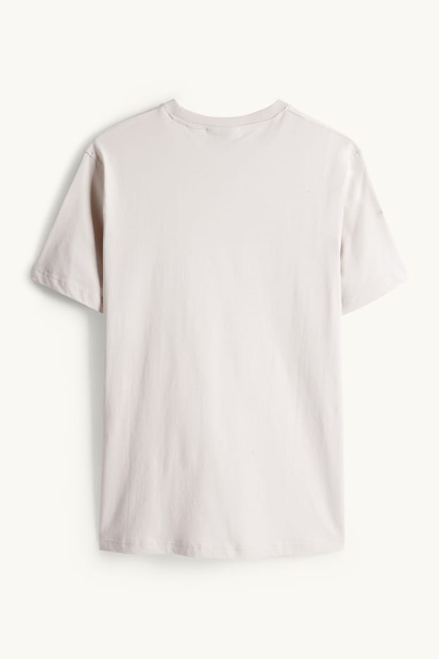 Uomo - T-shirt - regular fit - beige