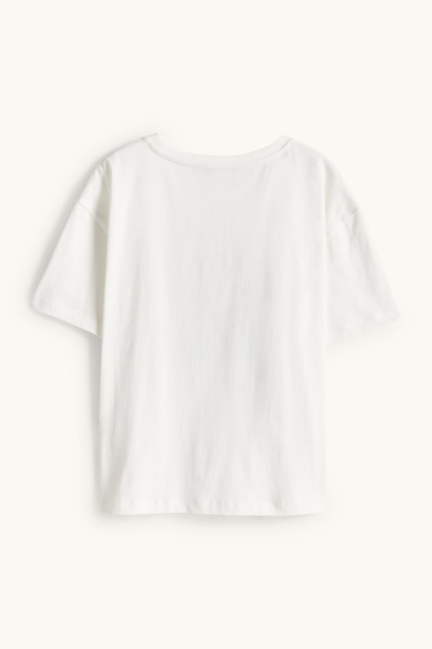 Dona - Samarreta de màniga curta - relaxed fit - blanc