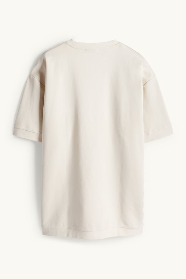 Herren - T-Shirt - Relaxed Fit - hellbeige