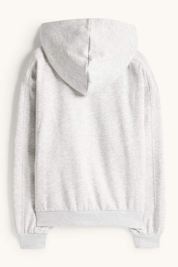 Children Girls - Zip-through hoodie - light gray-melange