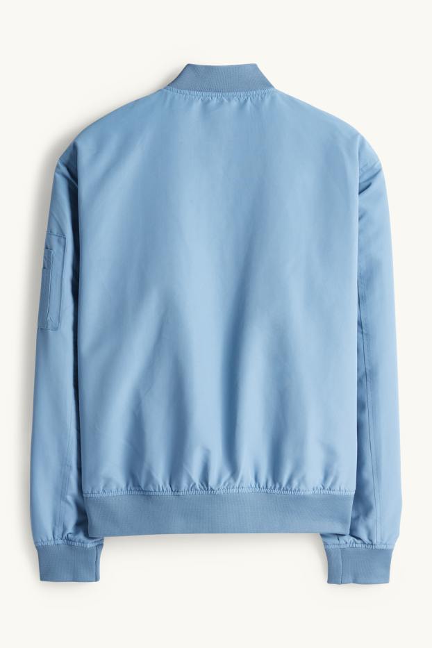 Uomo - Giacca bomber - blu