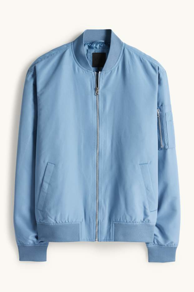 Uomo - Giacca bomber - blu