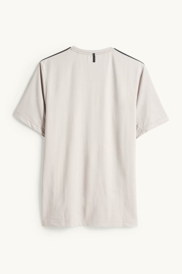 Hommes - T-shirt de sport - regular fit - gris