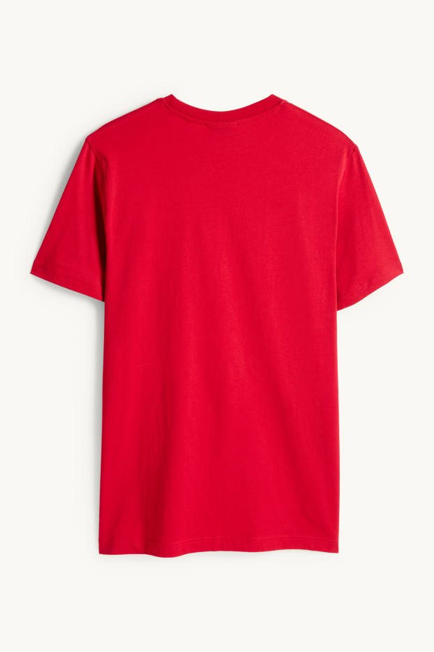 Herren - T-Shirt - Regular Fit - rot