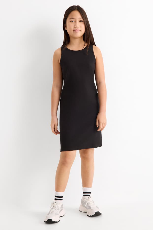 Bambine - Lilo & Stitch - set - felpa e vestito - 2 pezzi - bianco crema