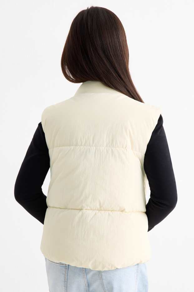 Enfants filles - Gilet sans manches - finition déperlante - blanc crème