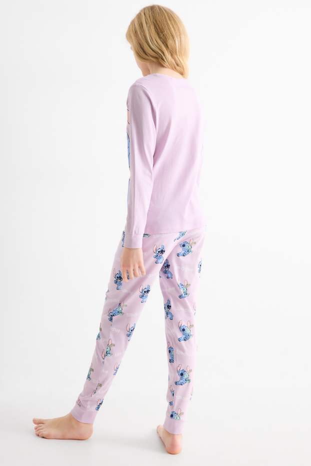 Nena - Lilo & Stitch - pijama - 2 peces - rosa