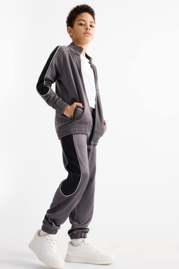 Kinder Jungen - San Francisco - Jogginghose - schwarz / dunkelgrau