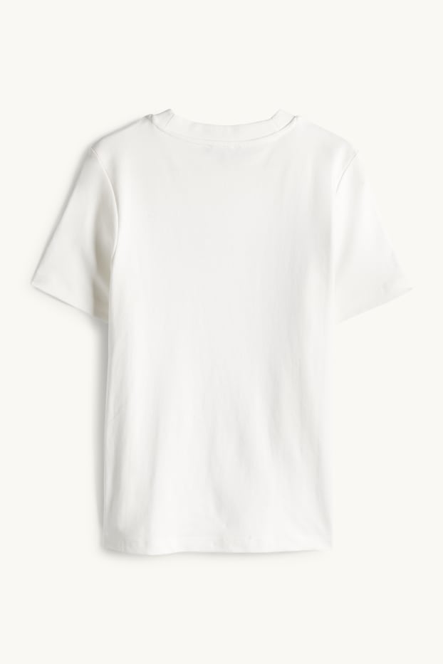 Donna - T-shirt - regular fit - bianco