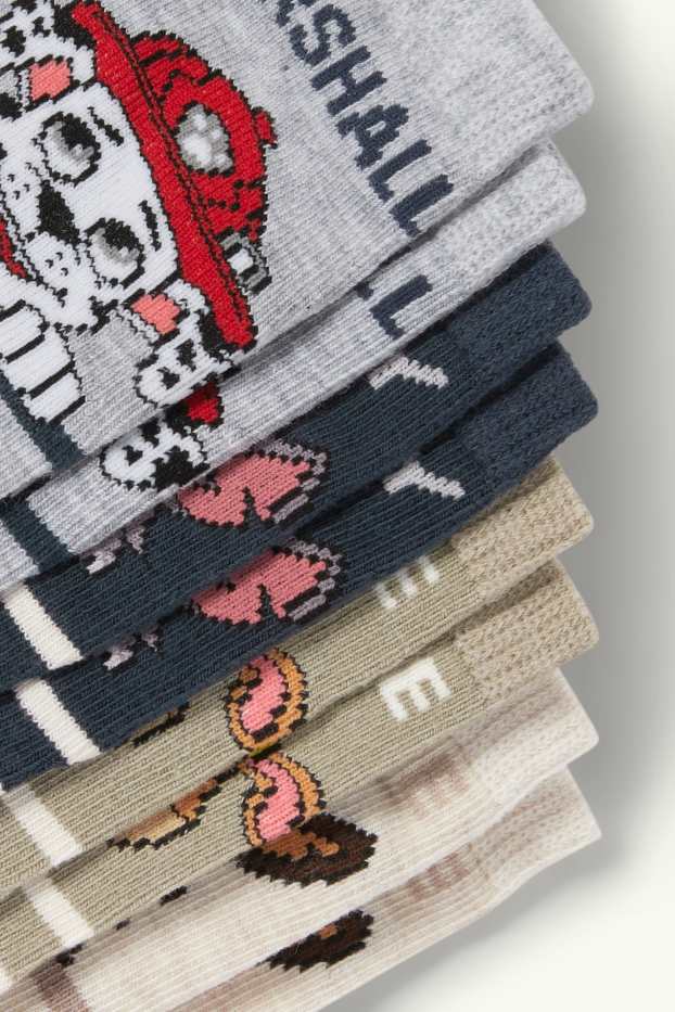 Unisex - Multipack 4er - PAW Patrol - Chase - Baby-Socken mit Motiv - blau  / beige