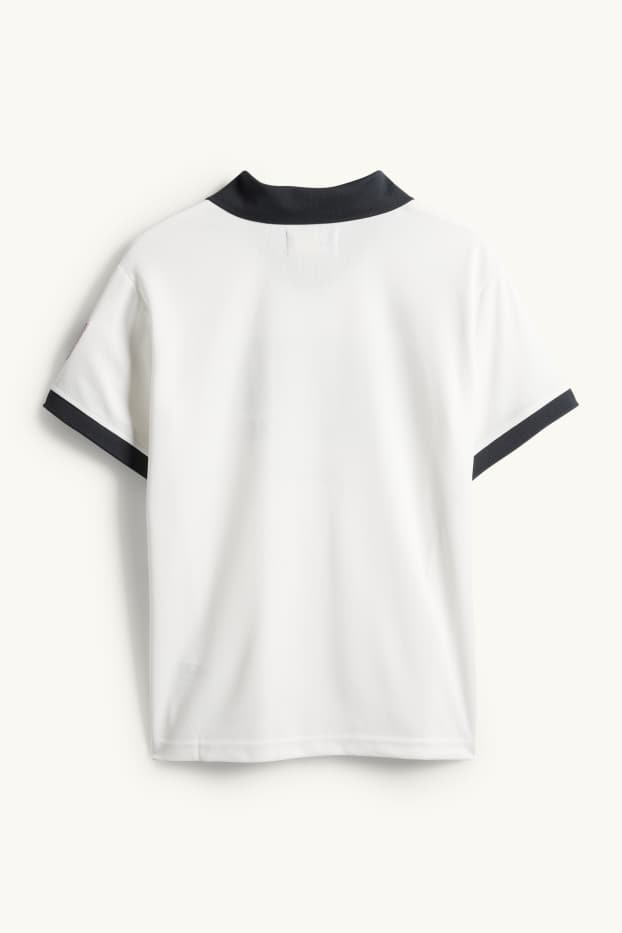 Enfants garçons - Football - T-shirt de sport - blanc