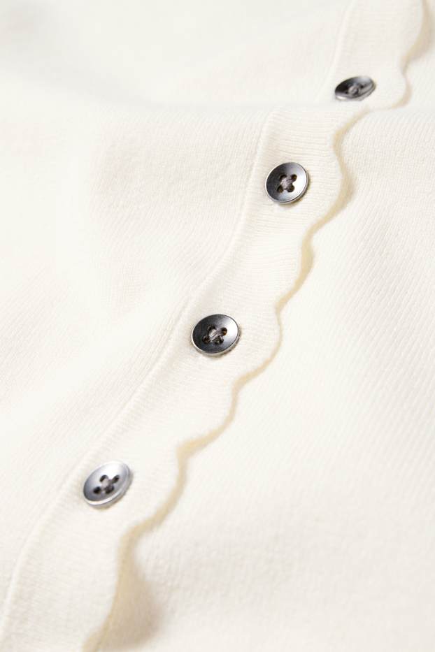 Dona - Jaqueta de punt - blanc trencat