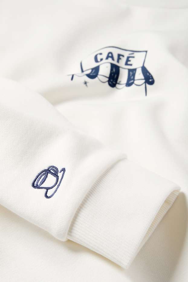 Damen - Sweatshirt - weiss