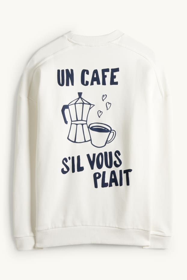 Damen - Sweatshirt - weiss