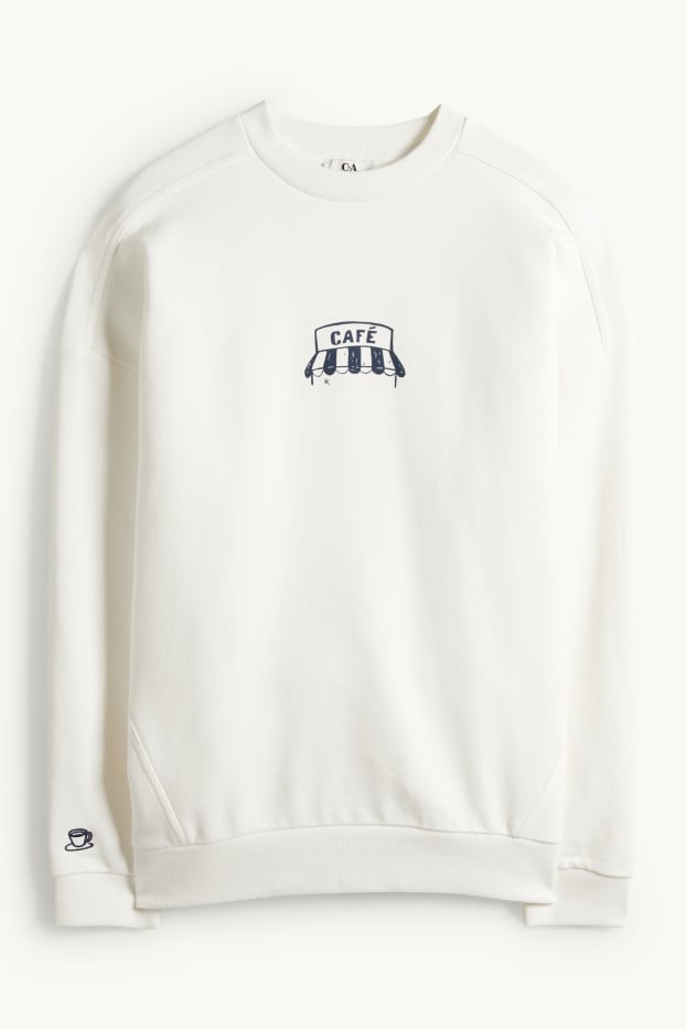 Damen - Sweatshirt - weiss