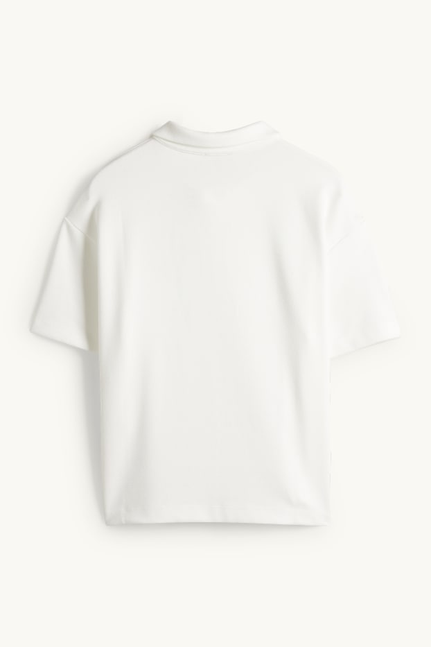 Women - Polo shirt - regular fit - white