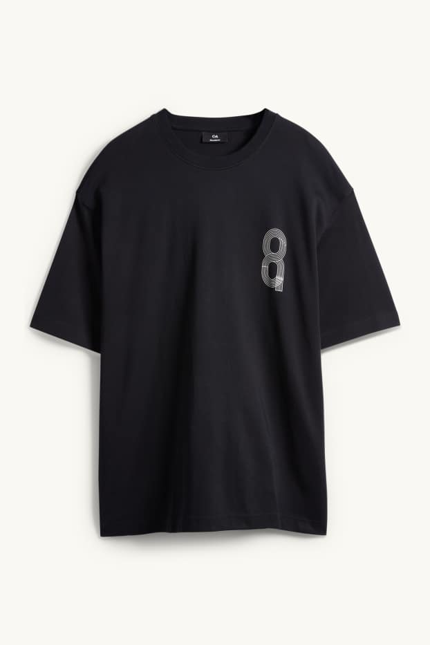 Herren - Funktions-Shirt - Relaxed Fit - schwarz