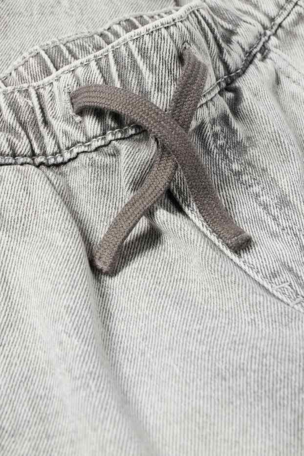 Niños - Jeans cargo - vaqueros - gris claro