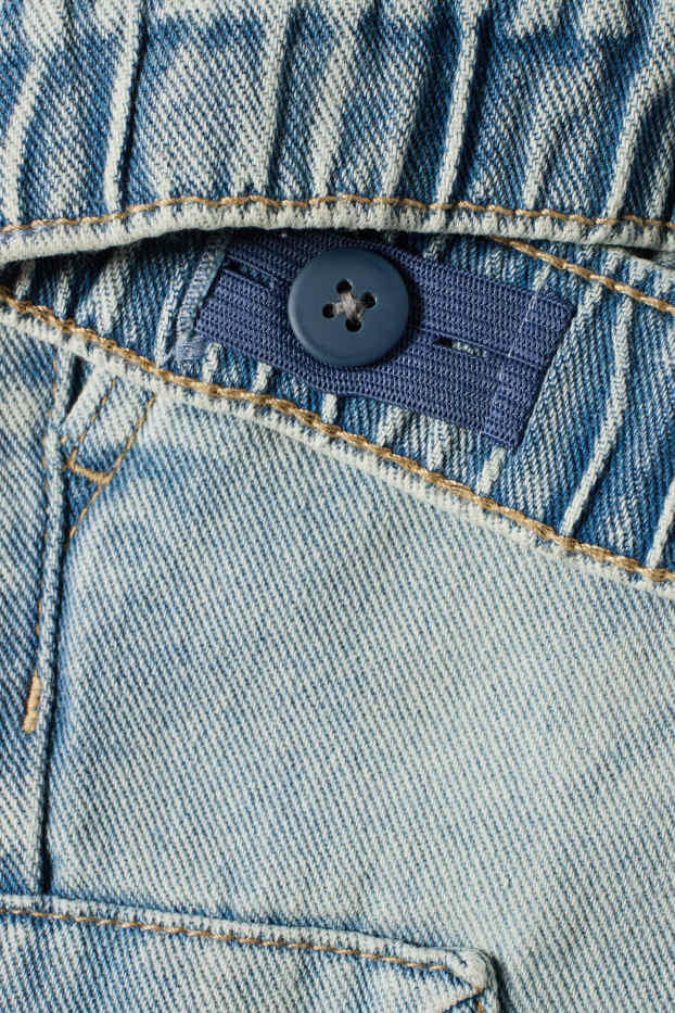 Niños - Jeans cargo - vaqueros - azul claro