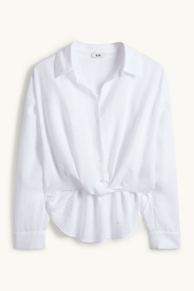 Dona - Brusa amb nus - blanc