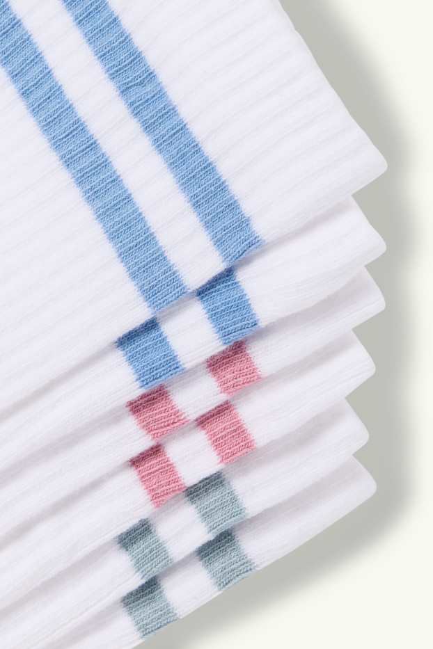 Femmes - Lot de 3 paires - chaussettes de tennis - blanc