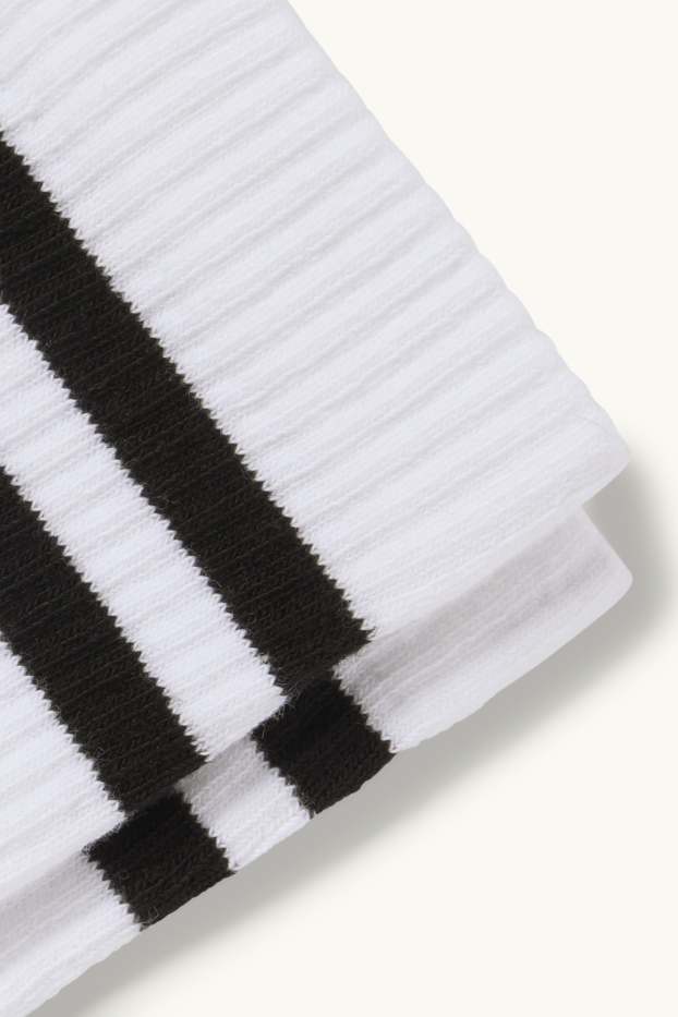 Dames - Set van 3 paar - tennissokken - wit