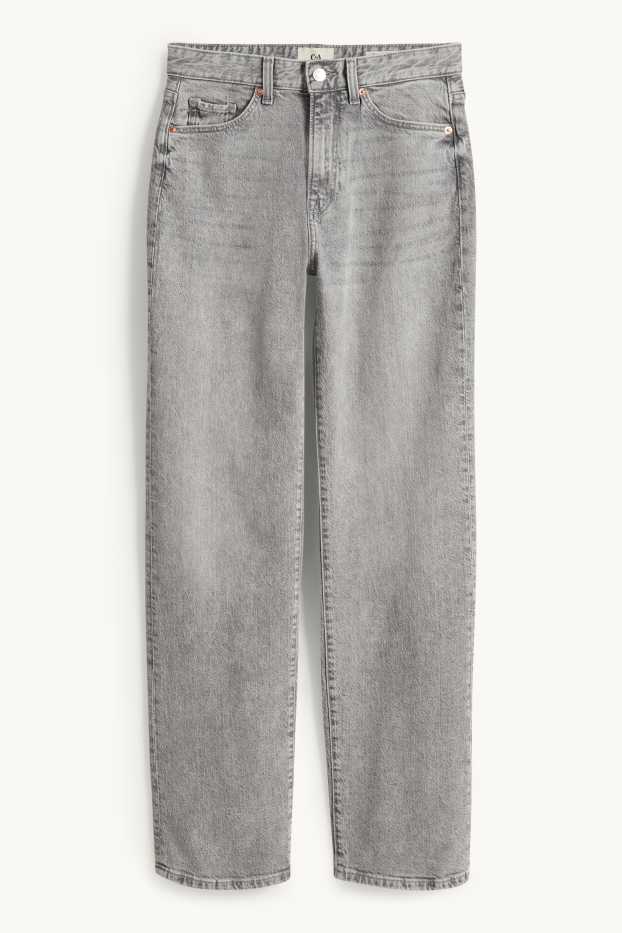 Dona - Straight Jeans - high waist - LYCRA® - texà gris clar