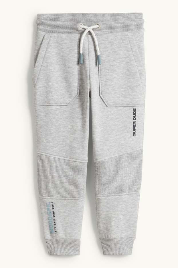 Bambini - Pantaloni sportivi - grigio chiaro melange