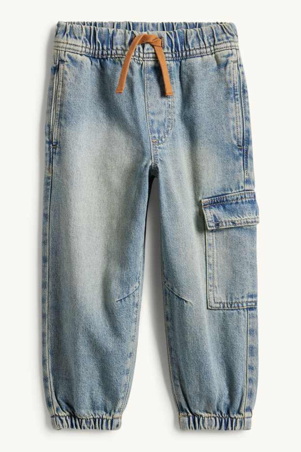 Niños - Jeans cargo - vaqueros - azul